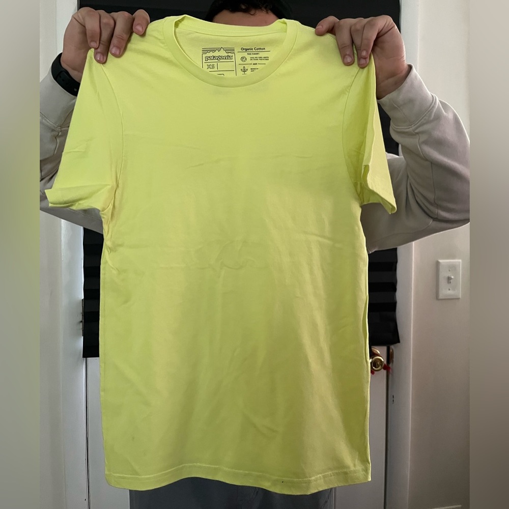 Patagonia - Neon Yellow T Shirt (Cotton)
